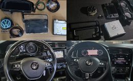 VW Golf 7 Instalare Ceasuri Bord Virtual Cockpit