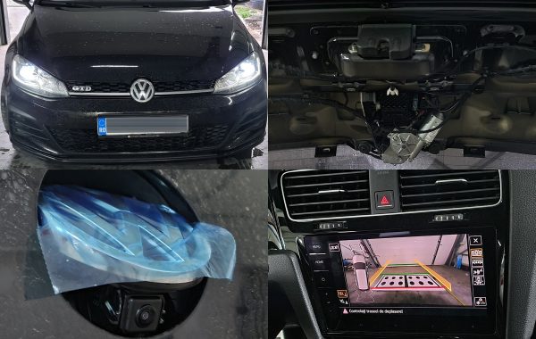 Instalare Camera Marsarier In Emblema Originala VW Golf 7 VII