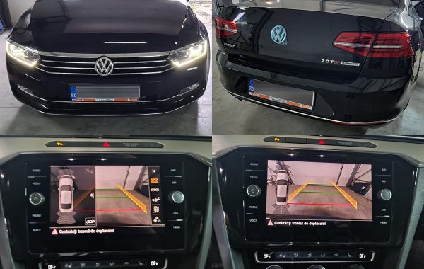 Montaj Camera Spate Marsarier in Emblema VW Passat B8