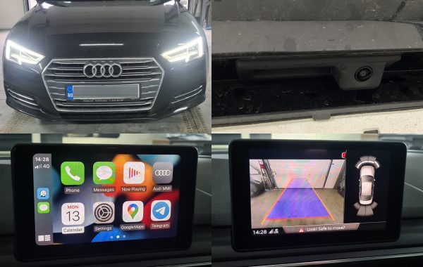 Camera Marsarier Carplay Android Auto Audi A4 B9