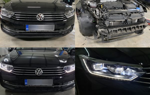 Montaj Faruri Highline LED Matrix Originale VW Passat B8 3G