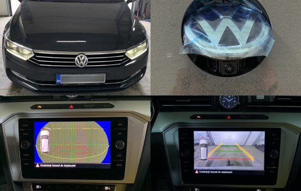 Instalare Camera Spate Flip In Emblema Originala VW Passat B8 Variant