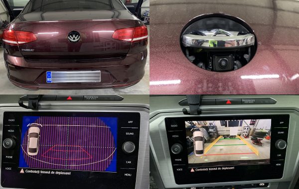 Montaj Camera Spate Marsarier Flip In Emblema VW Passat B8
