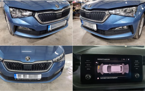 Skoda SCALA 2021 Instalare Senzori Parcare Fata Originali