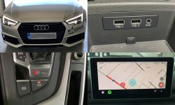 Instalare Port USB Apple Carplay Android Auto Waze Google Maps Autohold Audi A4 B9