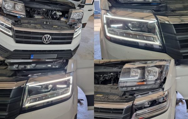 Instalare Faruri LED VW Crafter 2018