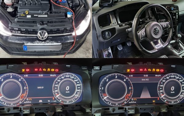Instalare Ceasuri Digitale Virtual Cockpit AID VW Golf 7 VII GTD
