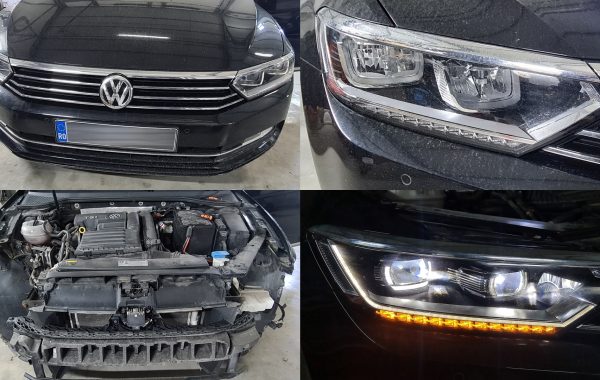 Montare Faruri Full LED Matrix VW Passat B8 3G