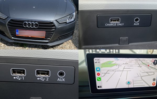 Montaj Port USB 2 Sloturi Apple Carplay Android Auto Audi A4 B9