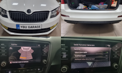 Instalare Senzori Parcare Spate Skoda Octavia 3 2015 Afisare Unitate Multimedia