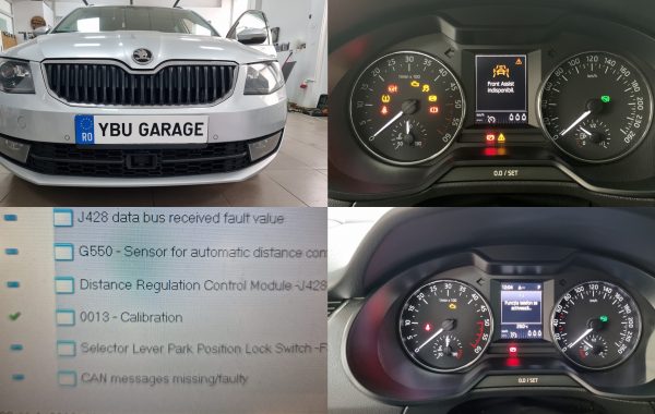 Calibrare Distronic Set Reparatie ACC Front Assist Indisponibil Skoda Octavia 3 III
