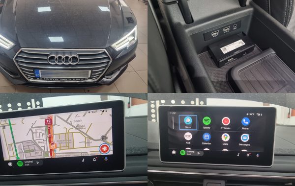 Instalare Android Auto Carplay Audi A4 B9 8W 2017 Waze Google Maps Youtube