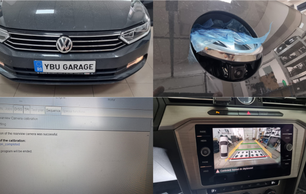 Instalare Senzori Parcare Originali Fata Spate VW Passat B8 3G 2017 Camera Marsarier Highline