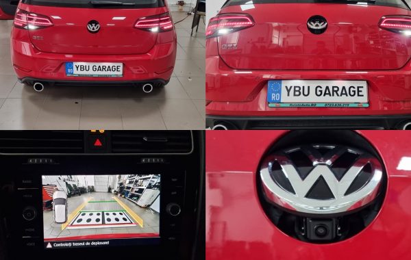 Instalare Camera Spate Marsarier Highline Flip In Emblema VW Golf 7 VII