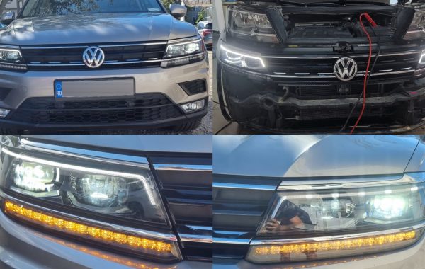 Instalare Faruri LED Matrix VW Tiguan 2 II AD1