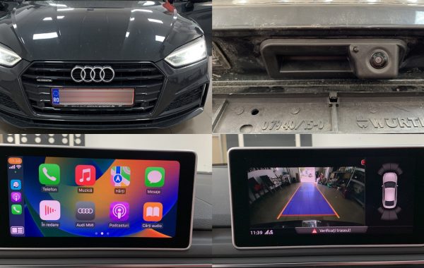 Instalare Camera Spate Originala USB Apple Carplay Android Auto Audi A5 F5