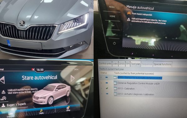 Calibrare Radar ACC Adaptive Cruise Control Skoda Superb 3 III