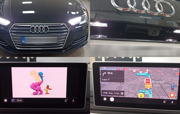 Montaj Camera Marsarier USB Apple Carplay Android Auto Audi A4 B9