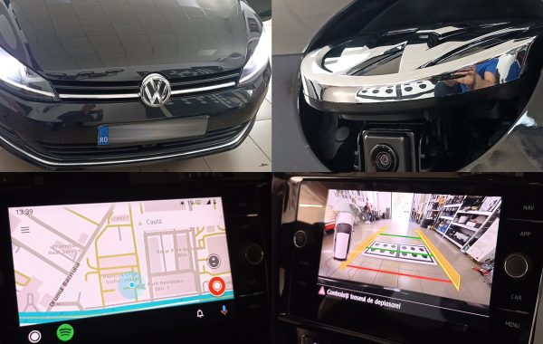 VW Golf 7 VII Instalare Unitate MIB 2 Ecran Display 8 Inch Camera Spate Marsarier Originala