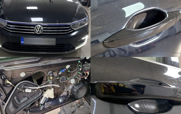Instalare Manere Usi Keyless Entry Fata Spate VW Passat B8 3G