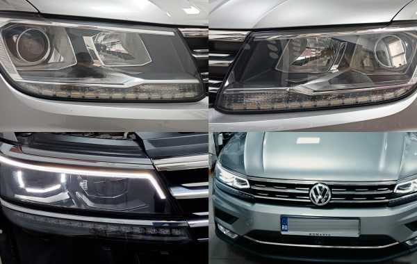 Instalare Faruri LED Matrix VW Tiguan 2 II AD1