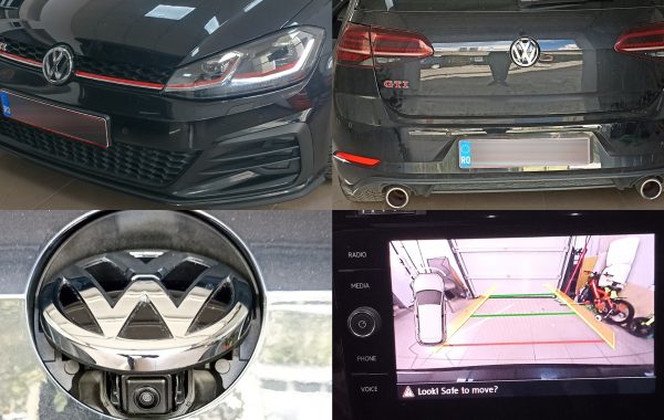 Instalare Camera Video Spate VW Golf 7 VII Originala Highline