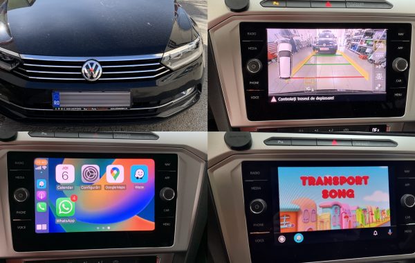 Instalare Camera Marsarier VW Passat B8 Highline Apple Carplay Android Auto