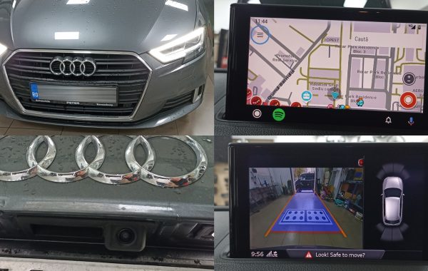 Instalare Camera Marsarier Originala Apple Carplay Android Auto Audi A3 8V