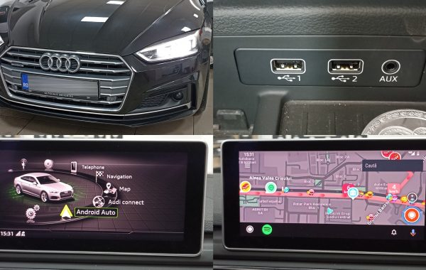 Instalare Port USB Cu 2 Sloturi Apple Carplay Android Auto Waze Facebook Whatsapp