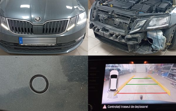 Instalare Senzori Parcare Fata Originali Skoda Octavia 3 Facelift