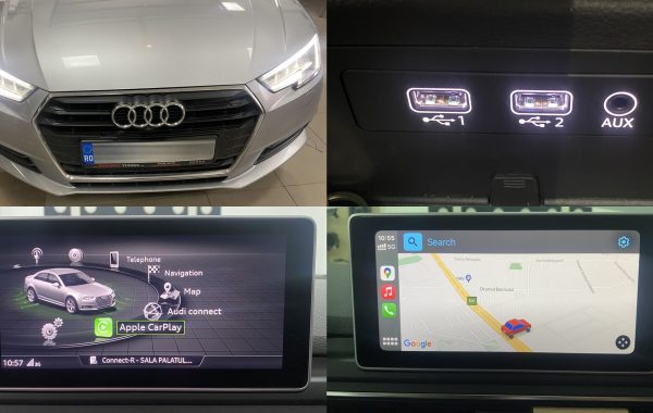 Activare Apple Carplay Android Auto Whatsapp Waze Google Maps Audi A4 B9