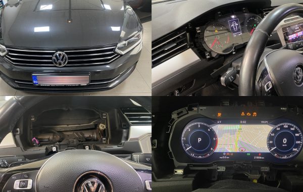 Montaj Ceasuri Digitale Virtual Cockpit AID Bord Digital VW Passat B8