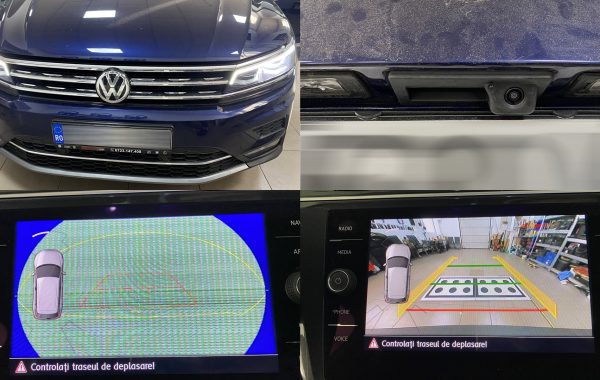 Instalare Camera Spate Marsarier Originala Highline In Maner VW Tiguan AD1