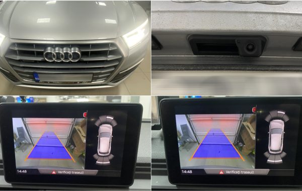 Instalare Camera Spate Marsarier OEM Highline In Maner Audi Q5 FY