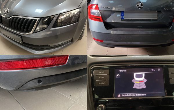 Instalare Senzori De Parcare Originali Bara Spate Skoda Octavia 3 III