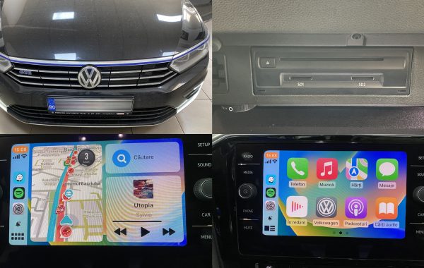 Instalare Unitate Multimedia MIB 2 App Connect Apple Carplay Android Auto VW Passat B8