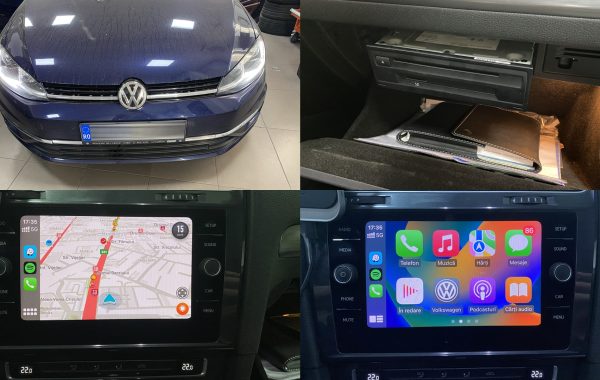 Instalare Unitate Multimedia MIB 2 Apple Carplay Android Auto VW Golf 7 VII