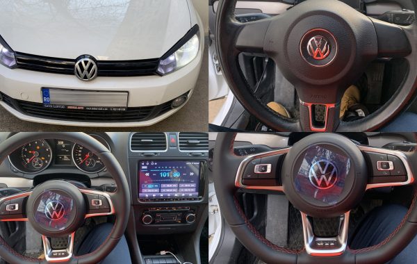 Instalare Volan Sport GTI Cu Comenzi VW Golf 6 VI 2011