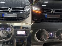 Instalare Faruri Full LED Ceasuri Digitale Bord Digital VW Tiguan 2 AD1