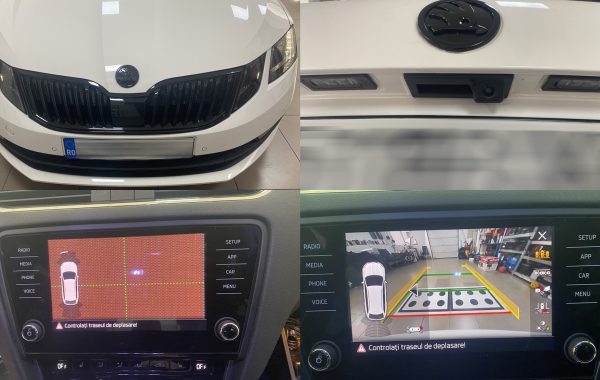 Instalare Montare Camera Spate Marsarier OEM Highline Skoda Octavia 3 III 2020