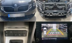 Instalare Senzori Parcare Fata Camera Spate Highline Originala Skoda Octavia 3 III Facelift