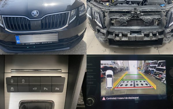 Instalare Senzori Parcare Fata Camera Spate Highline Originala Skoda Octavia 3 III Facelift