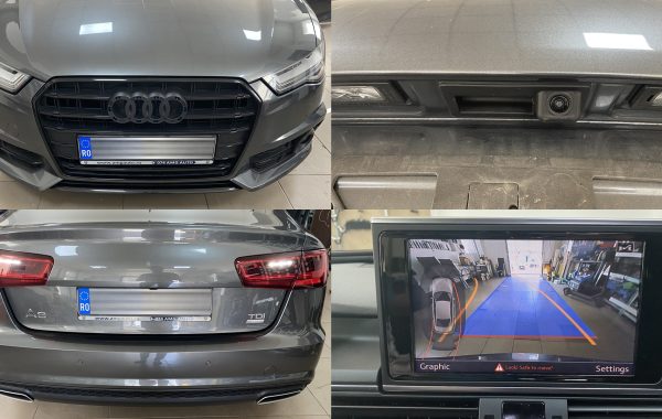 Instalare Camera Video Spate Originala Marsarier Audi A6 C7 Facelift