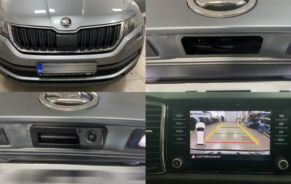 Instalare Camera Spate Marsarier Originala Highline OEM In Maner Skoda Kodiaq