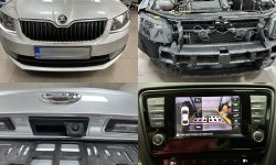 Montaj Senzori Parcare Fata OEM Camera Spate Marsarier Highline OEM Skoda Octavia 3 III