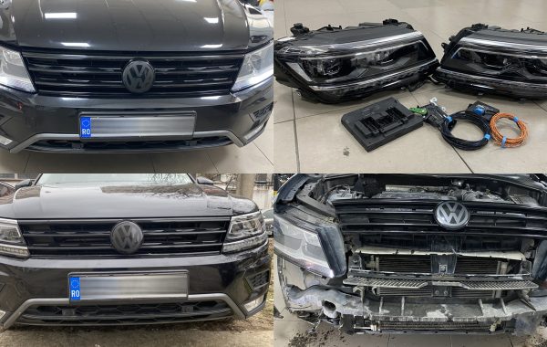 Instalare Faruri Full LED Matrix Originale VW Tiguan AD1 2017