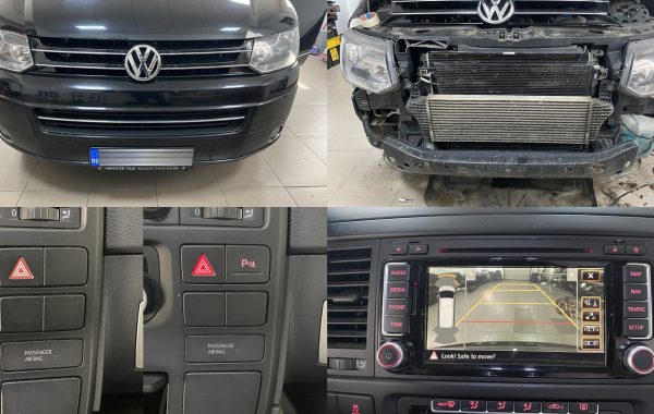 Instalare Senzori Parcare Fata Spate Originali VW Transporter Multivan T5.5