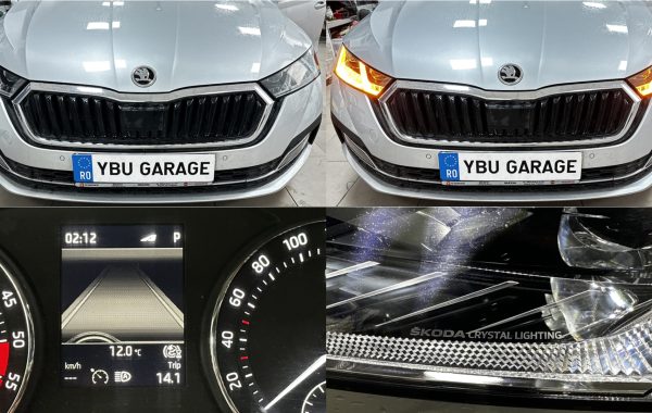 Instalare Faruri Full LED Skoda Crystal Lighting ACC Adaptive Cruise Control Skoda Octavia 4