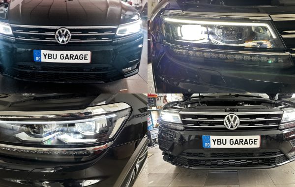 VW Tiguan AD1 2016 Instalare Faruri FULL LED Matrix Originale