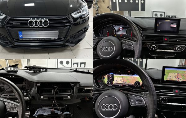 Instalare Ceasuri Digitale Bord Digital Navigatie MIB 2 Display Mare Audi A4 B9